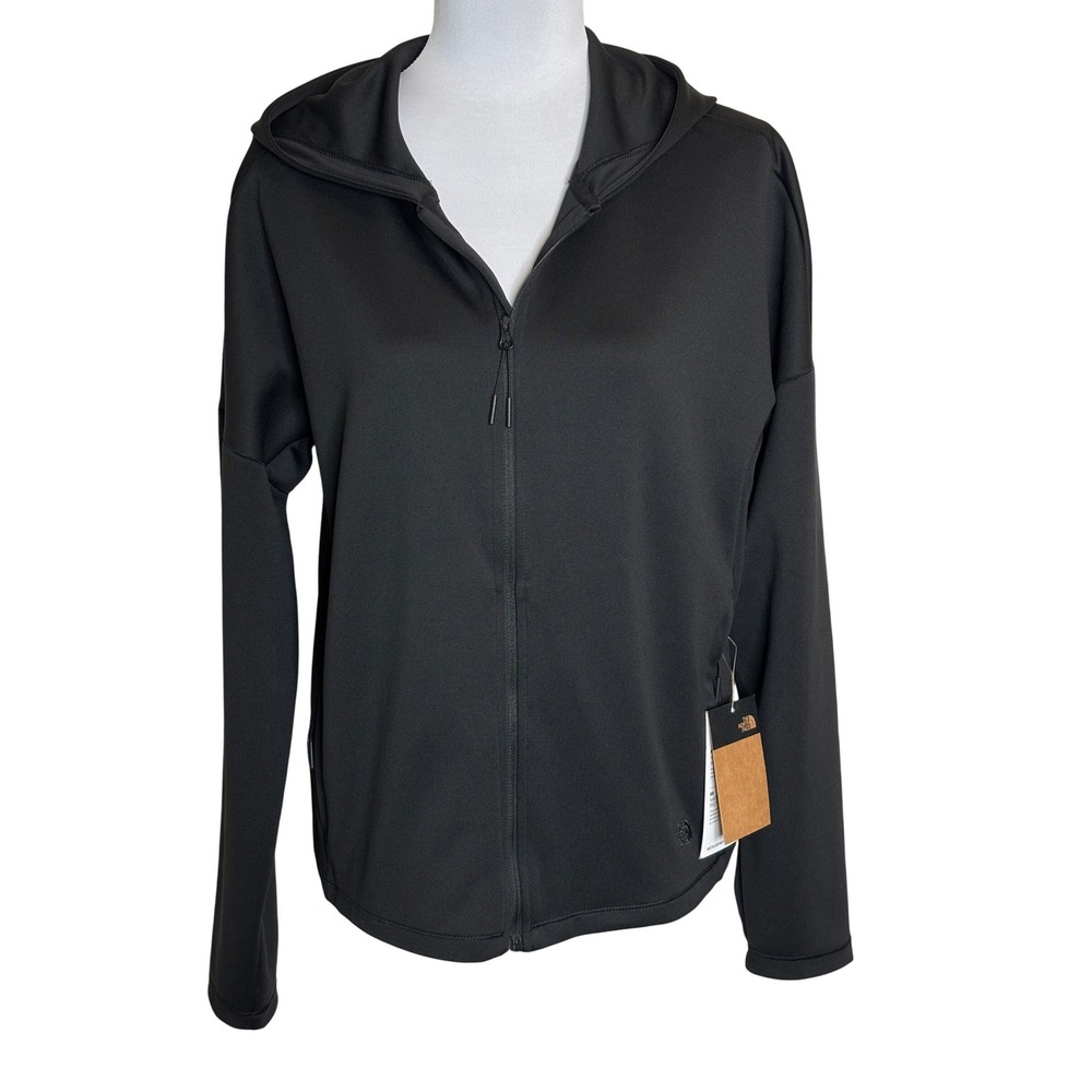 The North Face Basin Full Zip Hoodie Womens Size Large Black NWT